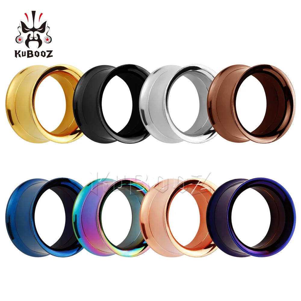 Tappi E Tunnel Per Orecchio 6mm - Acciaio Inossidabile Con Diamanti, 1 Paio - Foto 8