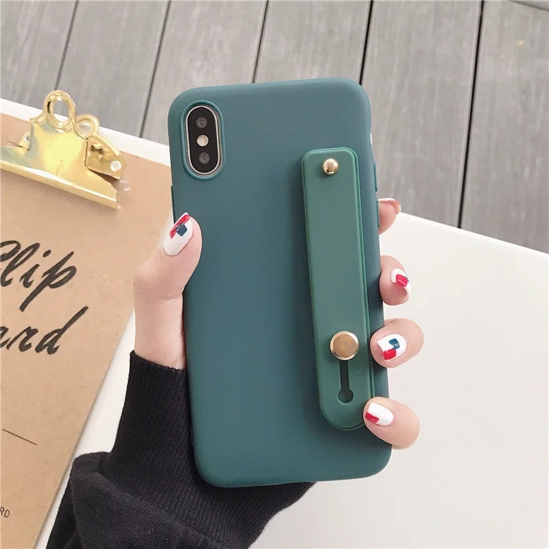 Наручный ремешок Браслет на руку силиконовый чехол для samsung Galaxy S8 S9 S10 Plus Note 8 9 10 Pro A10 A30 A60 A70 A50 A20 A40 M10 M20 стенд
