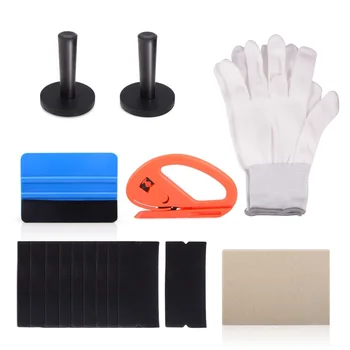 

EHDIS Vinyl Car Wrapping Tool Set 3d Car Sticker Squeegee Magnet Holders Carbon Film Cutter Knife Window Tint Vinyl Wrap Tools