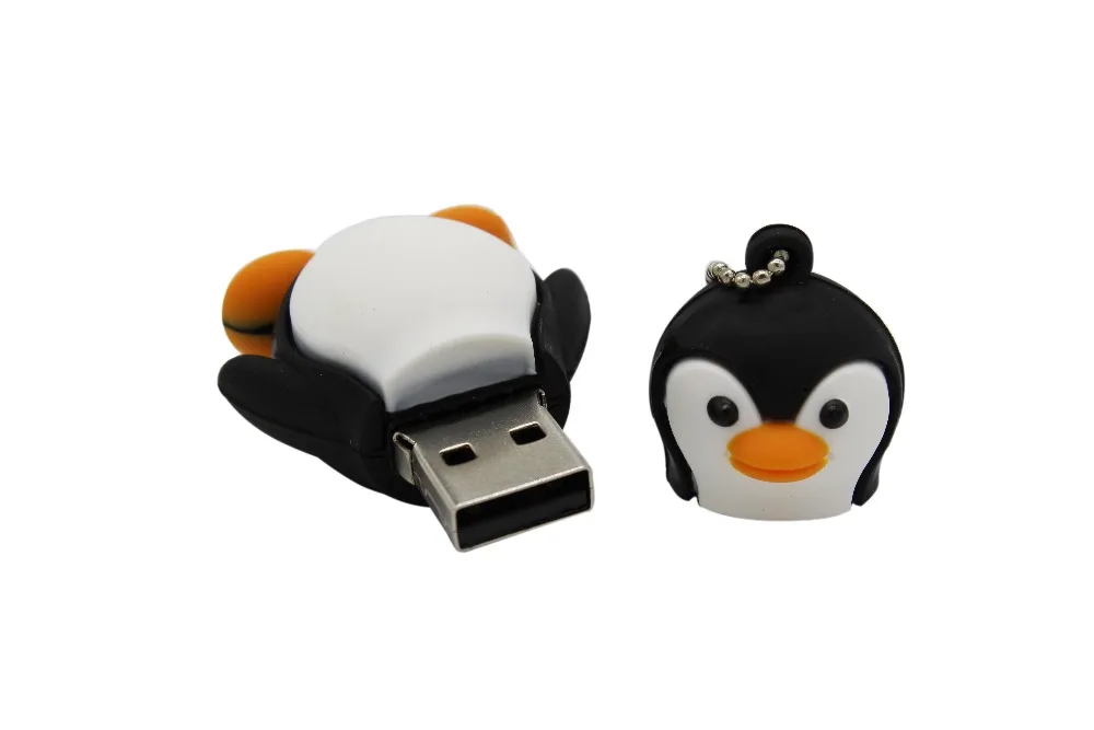 Король SARAS мультфильм милый фигурка пингвина usb2.0 4 GB/8 GB/16 GB/32 GB/64 ГБ флэш-накопитель USB флэш-накопитель Творческий usb-накопитель