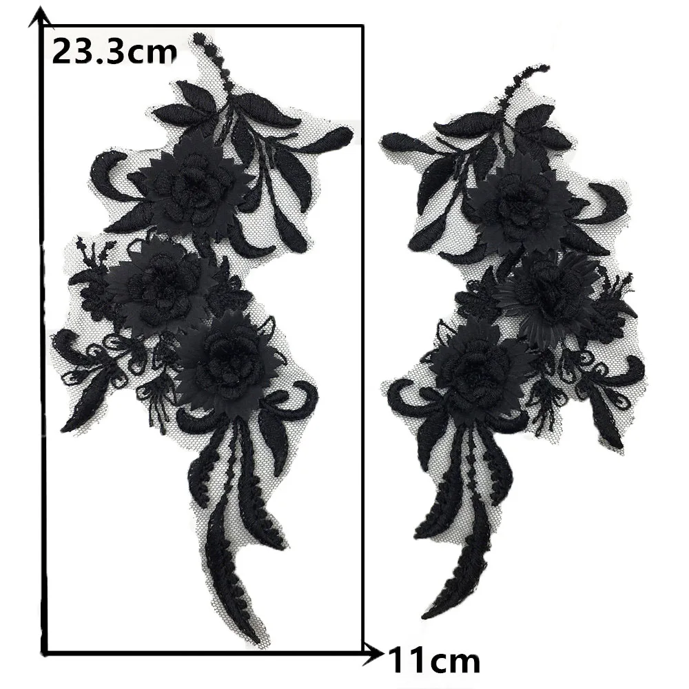 3D three-dimensional flower embroidery lace garment applique craft fabric sewing DIY supplies accessories lace fabric,lace garment accessories,lace sewing supplies,lace accessories,lace sewing accessories,clothing accessories
