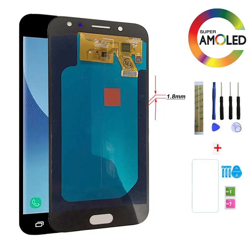 Black AMOLED SM-J530F/M/DS AMOLED/TFT ЖК-дисплей для samsung Galaxy J5 Pro J530 J530F J530FN экран ЖК-дисплей сенсорный Pancel 1280x720 5,2'' - Цвет: Black AMOLED