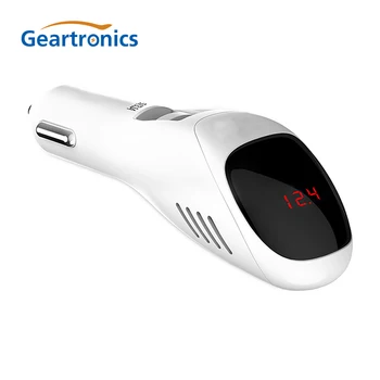 

Car Air Purifier 12V 24V Negative Ions Air Cleaner Ionizer Air Freshener Auto Mist Dual USB Fast Car Charger HD Digital Display