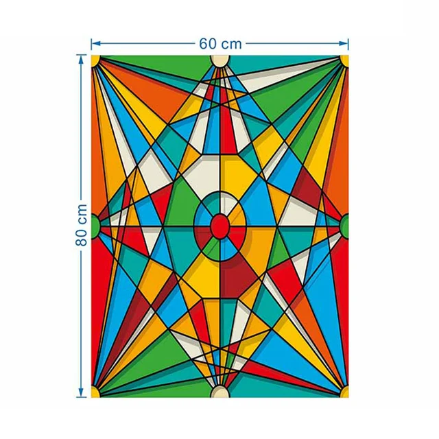 Retro Style Church Painting Art Static Cling Frosted Stained Glass Film Room Bathroom Privacy Window Stickers 8