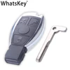 WhatsKey 3 Button Remote Car Key Shell Fob Case For Mercedes For Benz A B C E S Class W245 W204 W205 W210 W212 W221 W222 CLK ► Photo 3/6