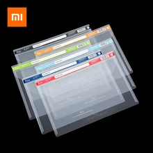 Xiaomi Fizz Пряжка типа A4 файл сумка Папка канцелярский школьный офисный чехол PP 6 цветов