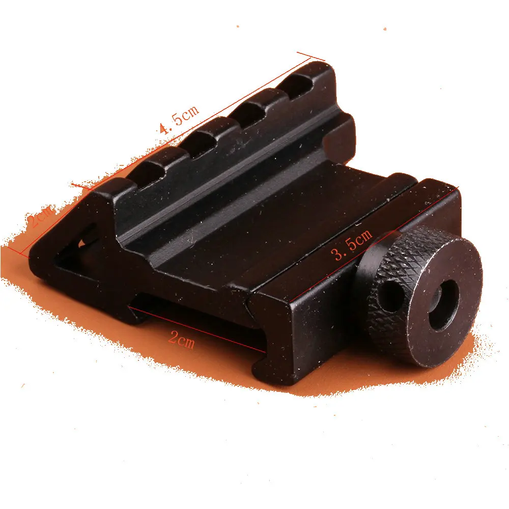 Охотничьи Аксессуары 1 шт. 45 градусов угол тактическое смещение 20 мм Picatinny Weaver Rail Quick Release Scope Mount