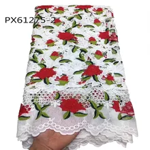 High quality On sale Wholesale red embroidery cord lace Dress Girl Elegant Lace Party