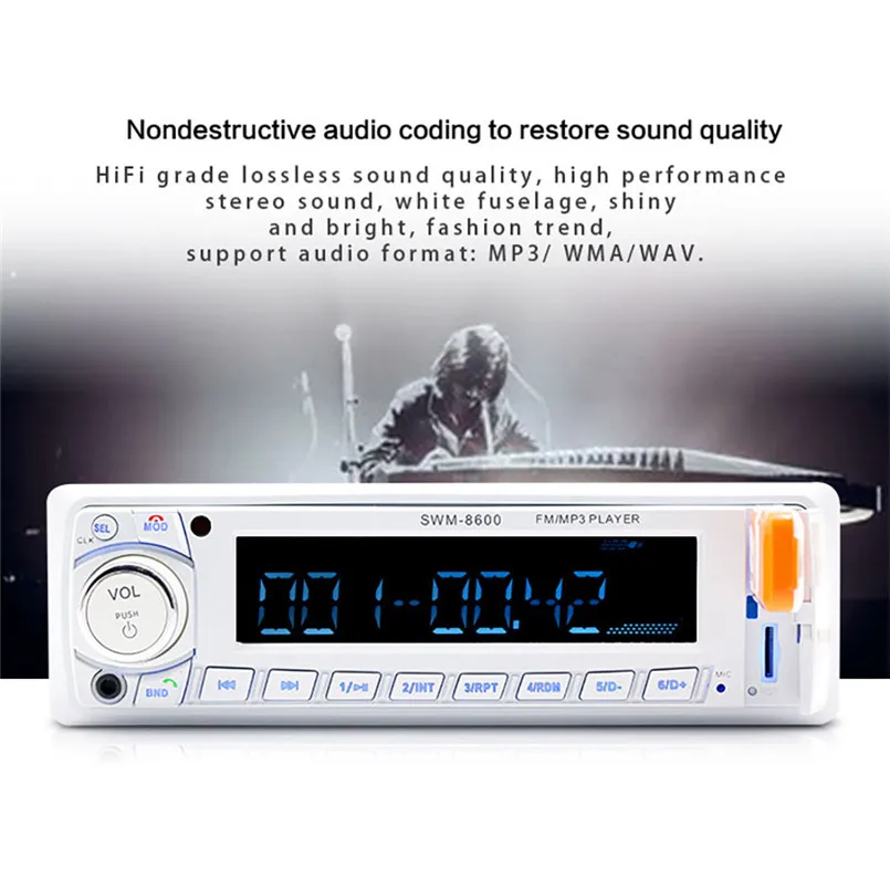 SU-8600 12V car MP3 card BT MP3 digital amplifier car mp3 player u disk radio Smart Wendeng BT link 50AUG123