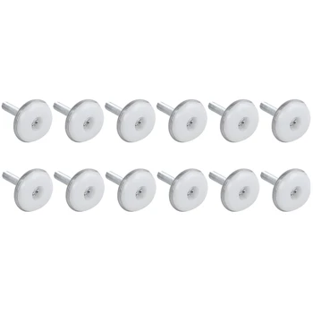 

Promotion! 6mm x 25mm External Thread Furniture Glide Level Leveling Foot 12 Pcs