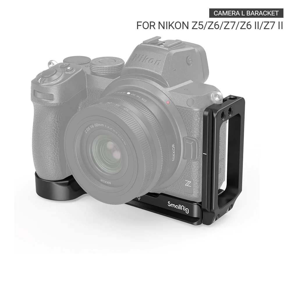 SmallRig L-образный кронштейн для камеры Nikon Z5/Z6/Z7 пластина основания Arca и боковая