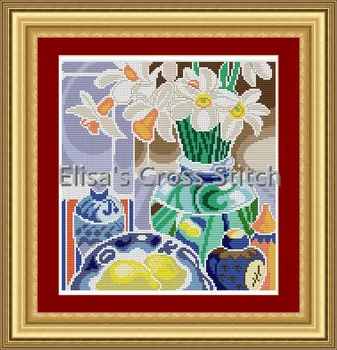 

JW089 Cross Stitch Kit Cross stich Kits Homfun Craft Cross Stich Painting Joy Sunday Christmas Decorations For Home Homefun