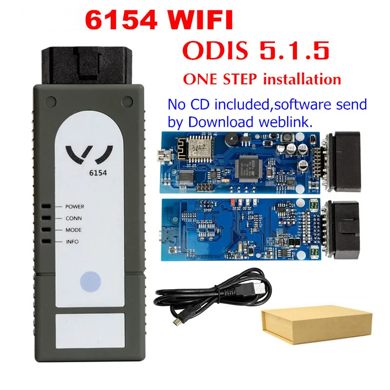 5054A ODIS 5.1.6 Бесплатный Keygen 5054a UDS Bluetooth 5054 для VAG/AUDI/VW многоязычный AMB2300 6154 wifi ODIS 5.1.5 - Цвет: Model5 6154 WiFi