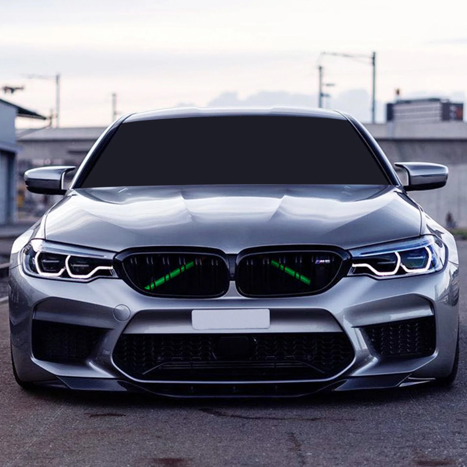 M Sport Style Front Grille Trim StripS Cover Frame Stickers For BMW F20 F21 F22 F23 F30 F31 F32 F33 F44 F45 F46 G11 G12 G20 G21
