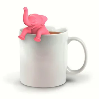 

Tea Infuser Teapot Filter Elephant Silicone Tea Leaves Strainer for Tea & Coffee Drinkware Kitchen Accessories