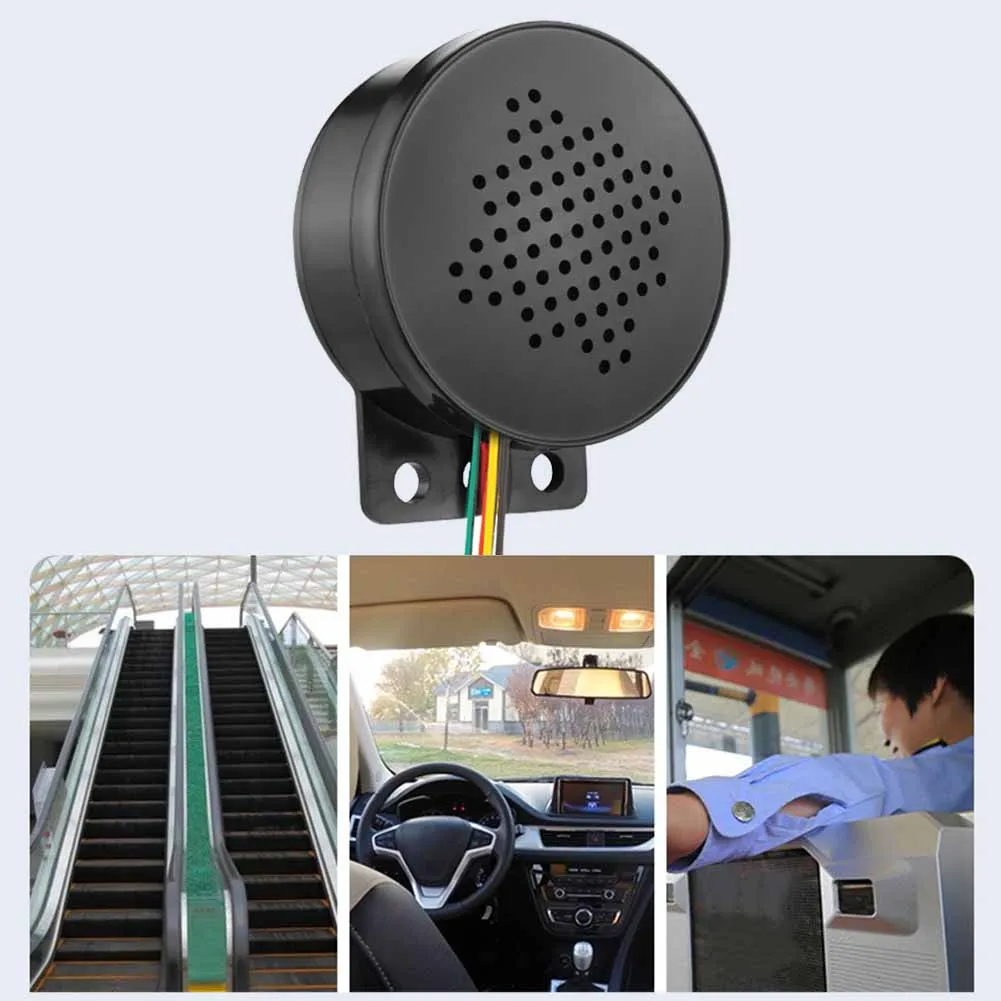 12-24V Car Start Voice 4-channel Trigger Voice Speaker Prompter Sound Alarm Reverse Siren Buzzer Alarm Horn Benchmark