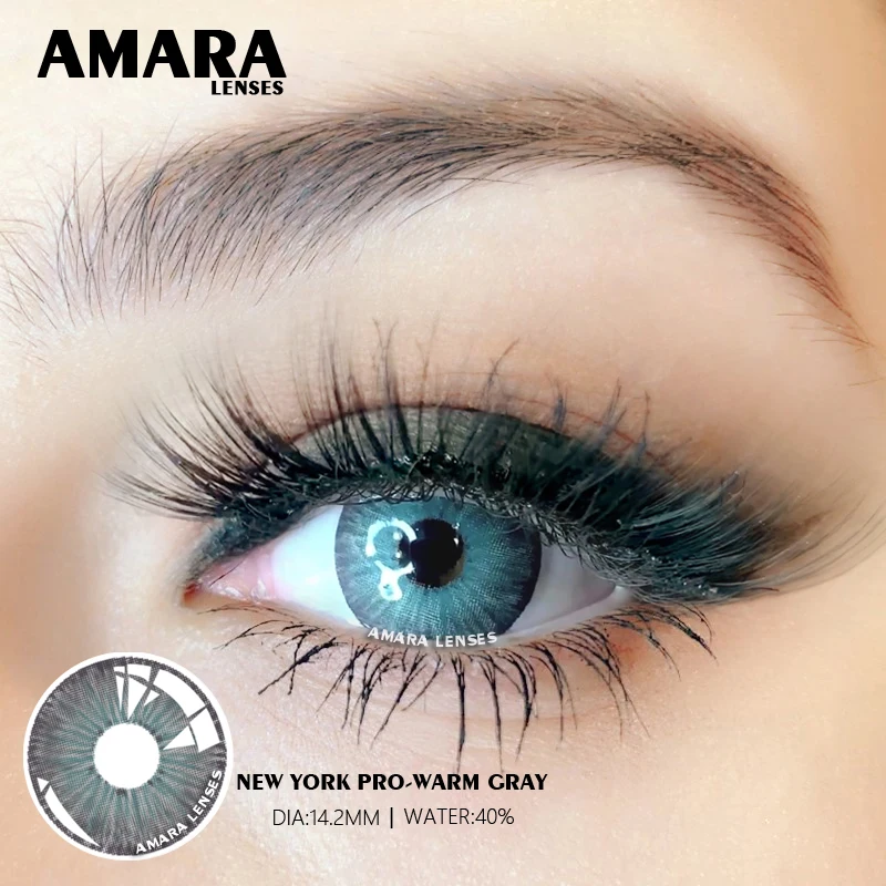 Hc4fd0a453fa94a41b35bdab1999b865et Beauty-Health AMARA Color Contact Lenses 1Pair York PRO Series Beauty Pupilentes Color Contacts Lens Cosplay Colored Contact Lenses for Eyes