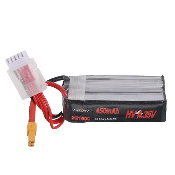 

15.2V 450mAh 80C/160C 4S Rechargeable Batteries For RC Halicopter Airplanes 4s Lithium Battery XT30 Output RC Lipo Battery