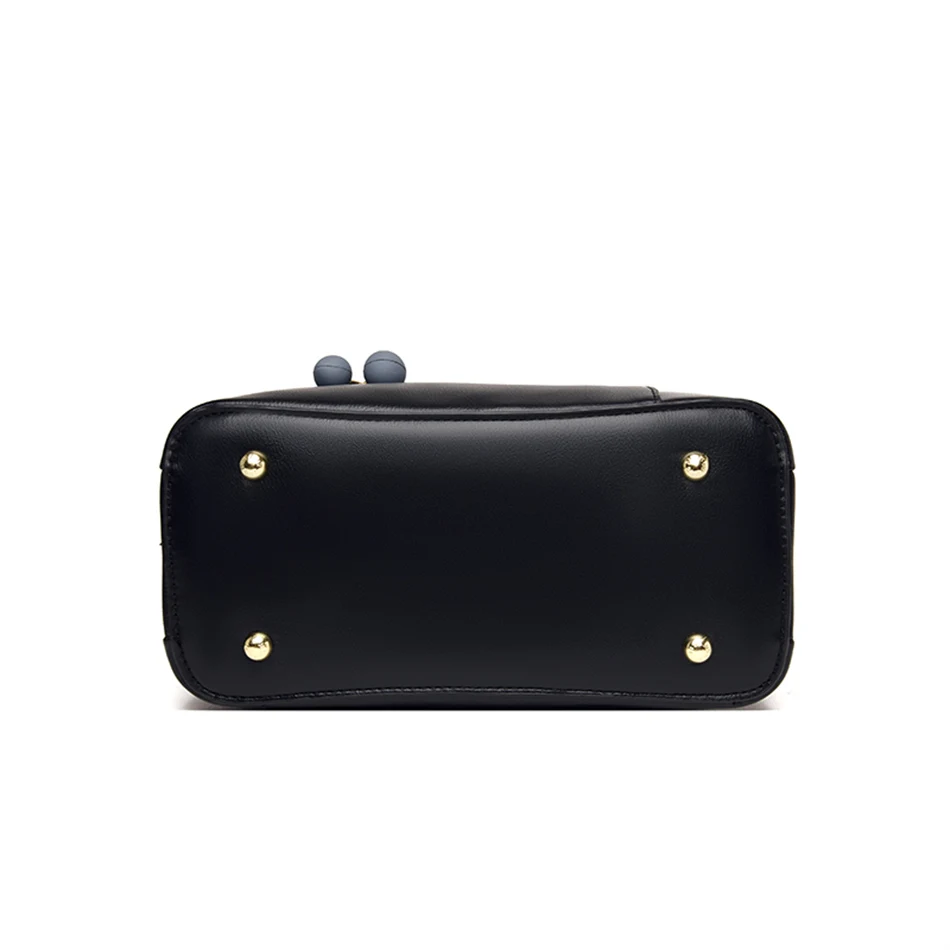 2022 Brand Luxury Handbag Women's Stitching Designer Shoulder Crossbody Bag Soft Leather Ladies Messenger Casual Tote Sac A Main