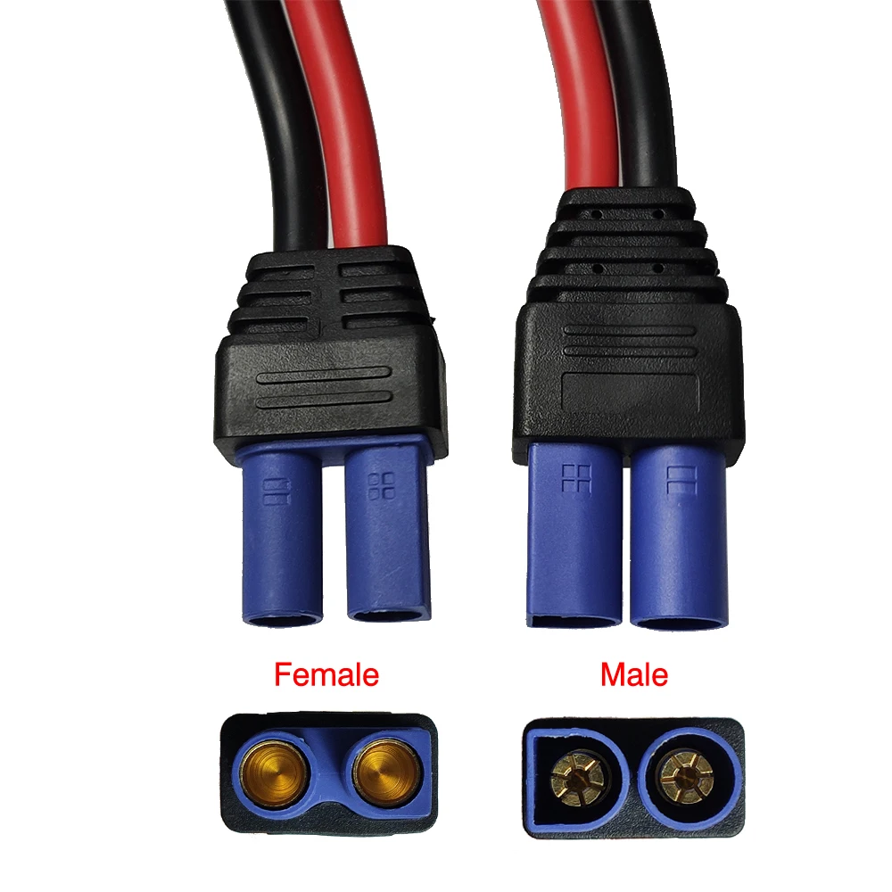 JKM 600V 50A 10 AWG Anderson plug EC5 female терминал аккумулятора вилочный погрузчик Солнечный