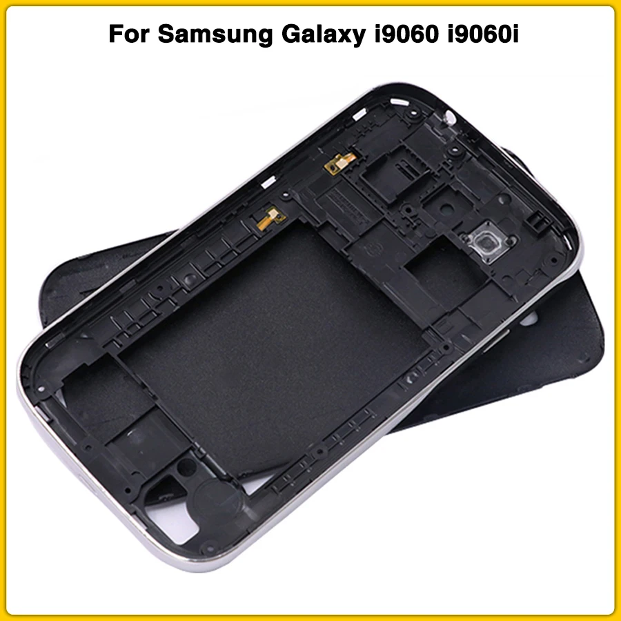 Новый полный корпус i9060 крышка батареи для Samsung Galaxy Grand Neo i9060i средняя рамка +