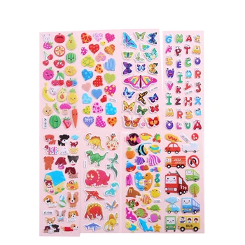 

NICEXMAS 40pcs Bubble Sticker Decorative Colorful Cartoon Various Puffy Sticker Bubble Sticker for Kids Children