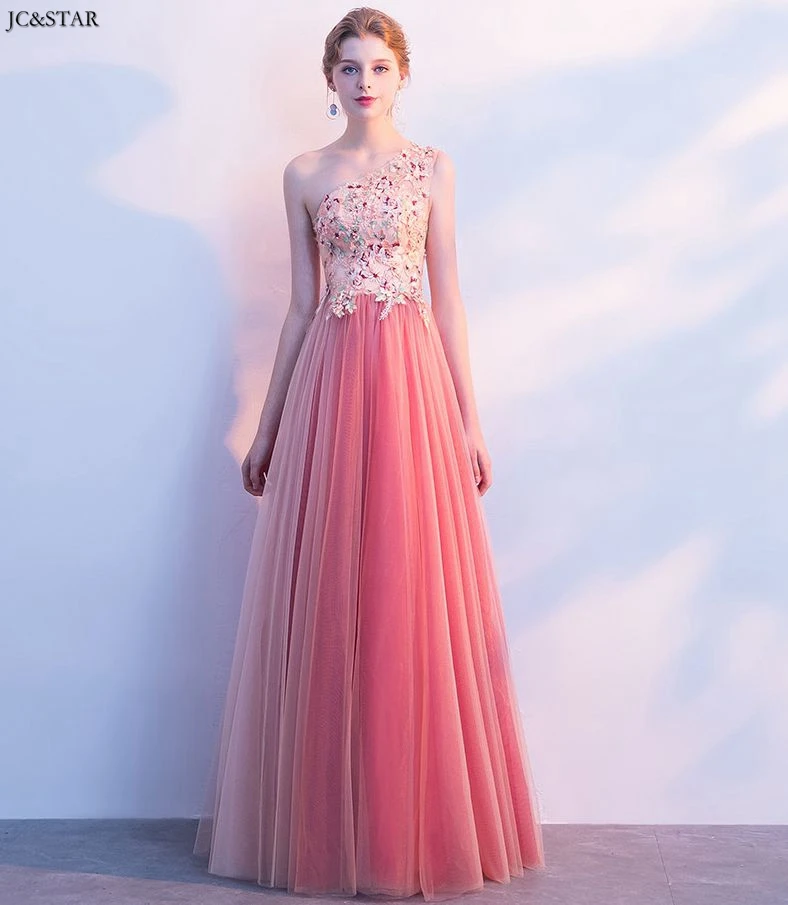 Vestido boda mujer invitada Новое Марлевое Платье трапециевидной формы на одно плечо с вышивкой арбуз красное платье подружки невесты большие размеры для гостей на свадьбу