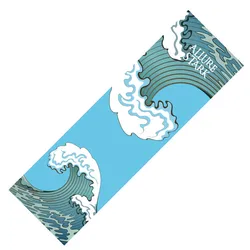Customized Skateboard Stickers Grunge Thicker Painted Transparent Personalized Air Hole Accessoires De Skateboard Sticker KC50PJ
