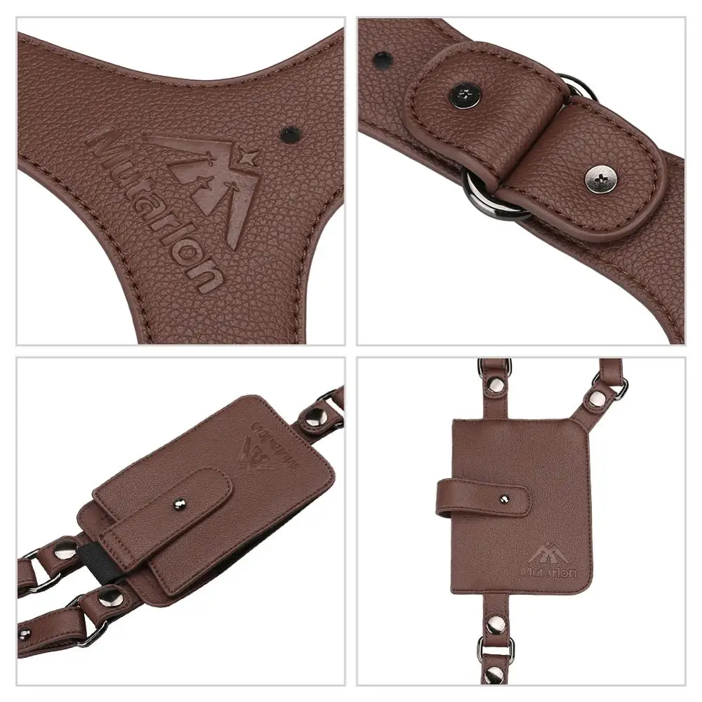 Anti-Theft Hidden Underarm Strap Wallet Pocket Holster Phone Shoulder Holster Bag Leisure Double Shoulder