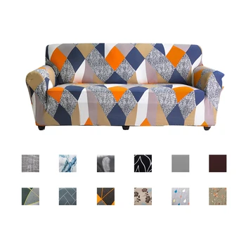 

Spandex Sofa Cover All-inclusive Stretch Elastic Slipcovers for Living Room Armchair Couch Covers Single/Two/Three/Four Seat