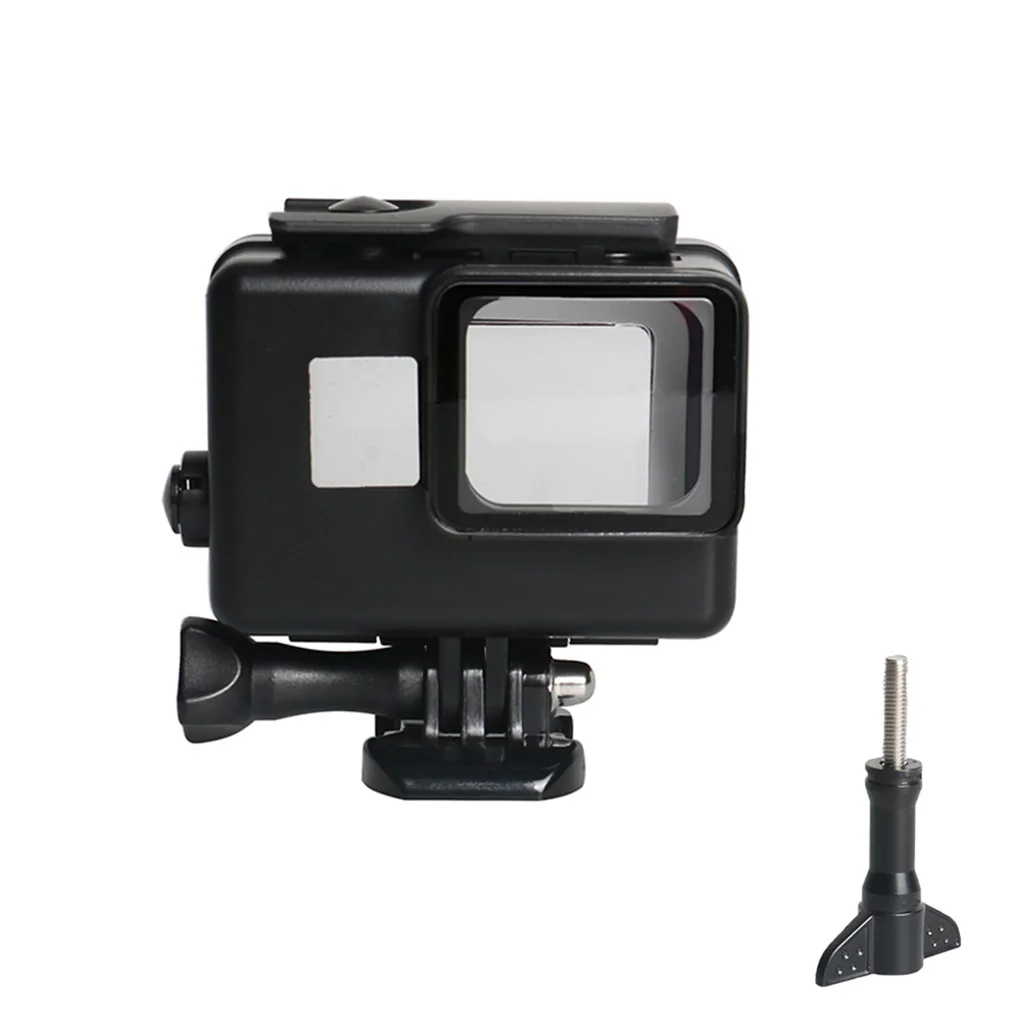 1 Замена для Gopro Hero 5 Hero 6 45M черный водонепроницаемый корпус чехол для экшн-камеры Дайвинг Подводный защитный корпус - Цвет: 1