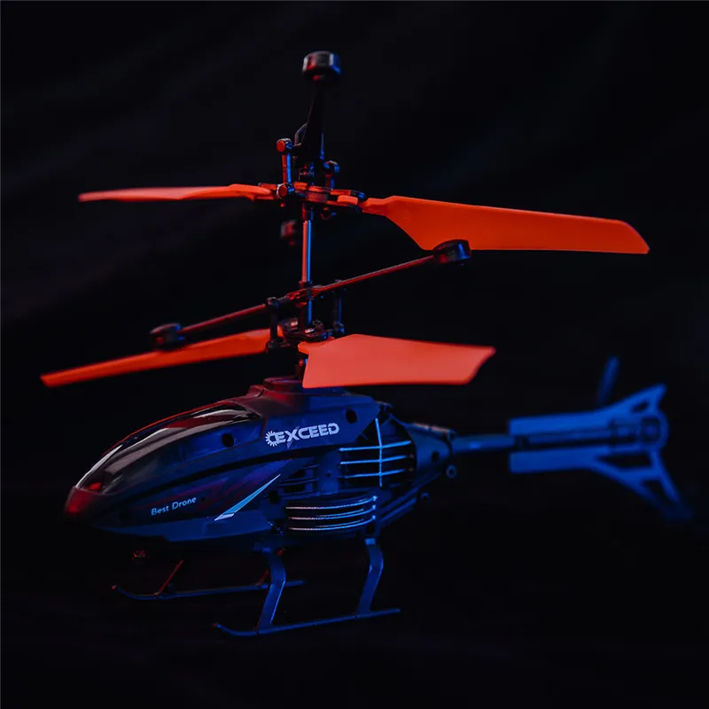 Mini RC Infraed Induction Helicopter Aircraft Flashing Light Toys mini drone Christmas Gift #4D20 (14)