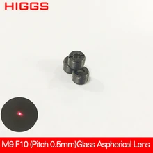 Высокое качество M9 шаг 0,5 мм длина фокуса 10 мм стеклянные асферические линзы лазерная оптическая коллиматорная линза AR покрытая настраиваемая