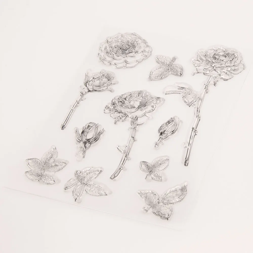Petals and leaves Clear Stamps Seal for DIY Scrapbooking Card Making Photo Album Decoration Crafts Rubber Stamp clear stamps,clear rubber stamps