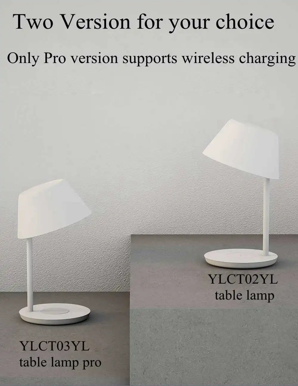 Yeelight YLCT02YL 6 Вт настольная лампа светодиодный светильник умный wifi сенсорный Диммируемый/YLCT03YL 18 Вт Беспроводная Быстрая зарядка приложение/интеллектуальное