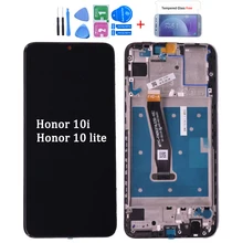 Ensemble écran tactile LCD avec châssis, pour Huawei Honor 10 lite, 100% Original