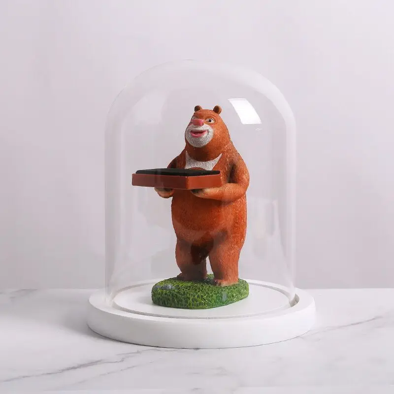 New Animals Shape Watch Stands Panada Special Watch And Jewelry Decoration Watch Display Stand Fashion Watch Gift Boxes Case - Цвет: Bear With Cover