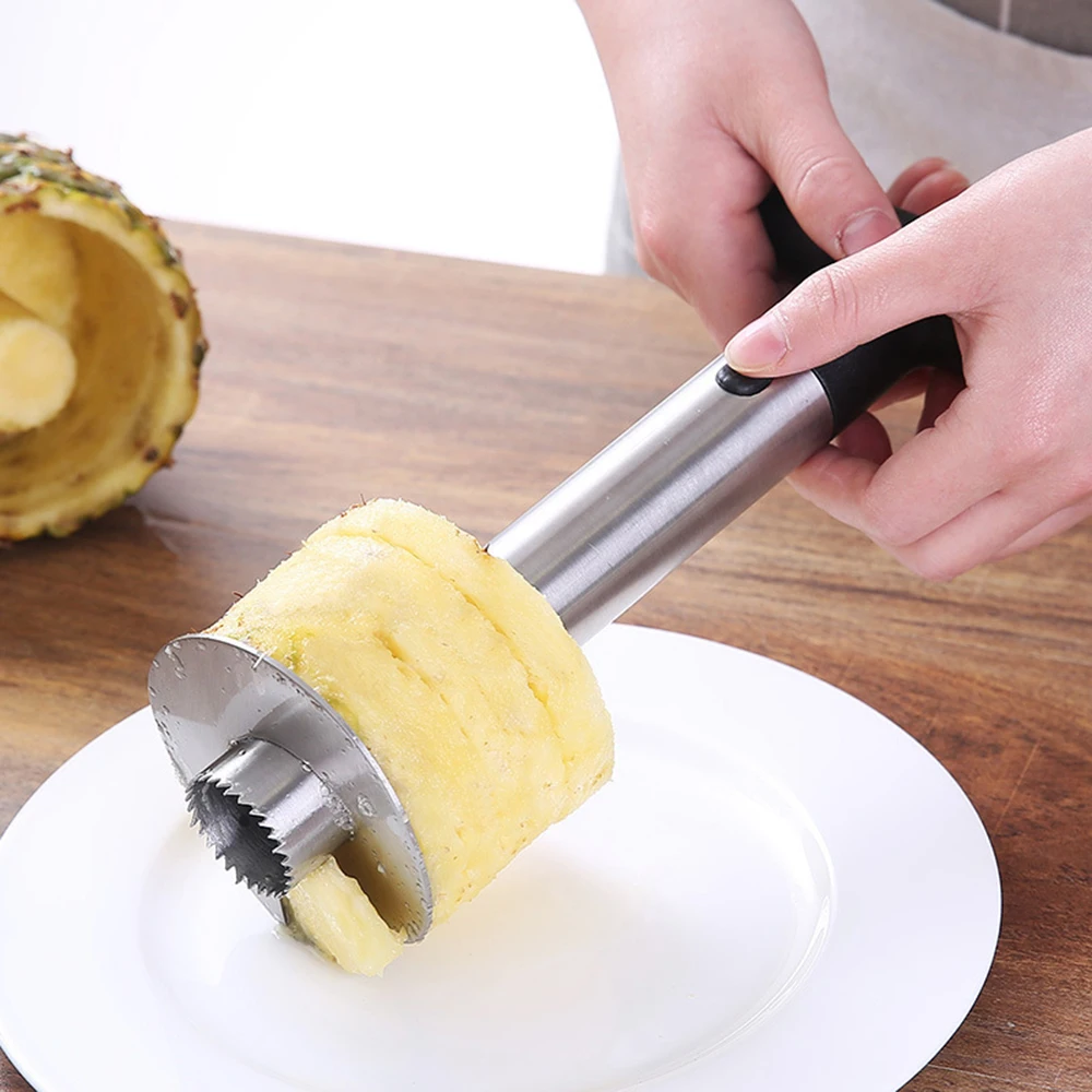 

1pcs Stainless Steel Easy to use Pineapple Peeler Accessories Pineapple Slicers Fruit Cutter Corer Slicer Kitchen Tools