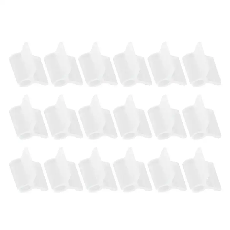 200pcs 3mm Caliber Plant Grafting Clips Vegetables Tomato Vine Stalks Grow Support Fixing Clips 
