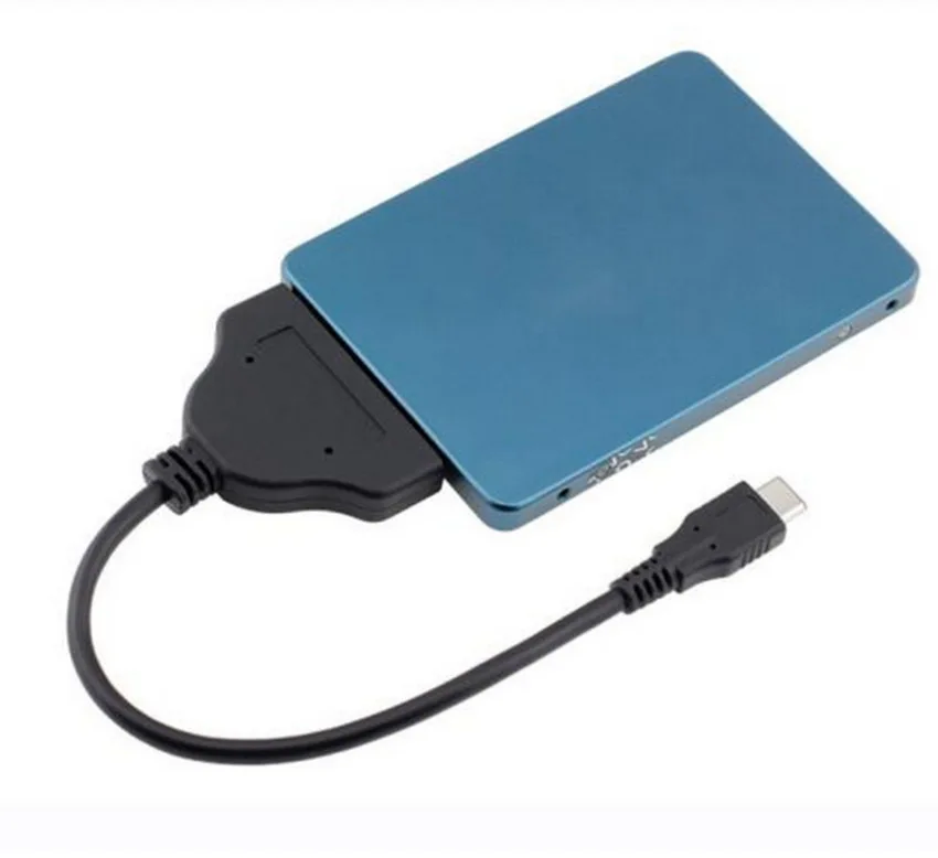 USB 3,1 type C к SATA кабель конвертер штекер к 2," HDD SSD провод привода адаптер проводной конвертации USB3.1 SATA3 22Pin кабель