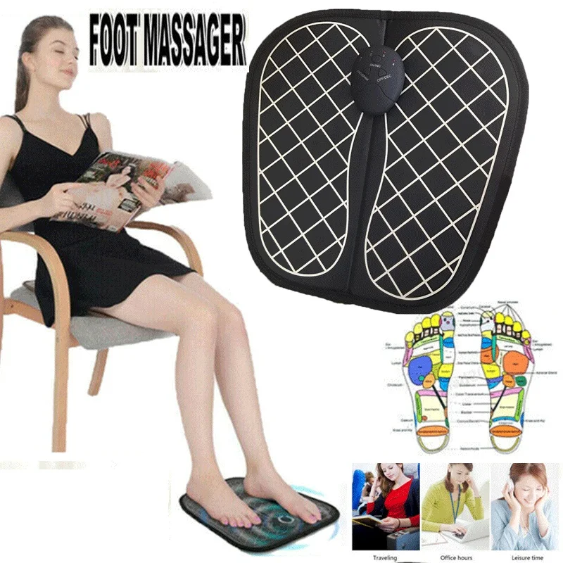 Двойная Массажная щетка для ступней Расслабьтесь для глубокого массирования шиацу боль в носке массаж домашний офис терапия массаж со встроенным теплом