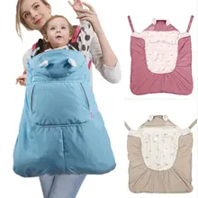 Ремень для новорожденных, зимний теплый Детский плюшевый рюкзак, уличная накидка с капюшоном, комбинезон для детей от 0 до 36 месяцев