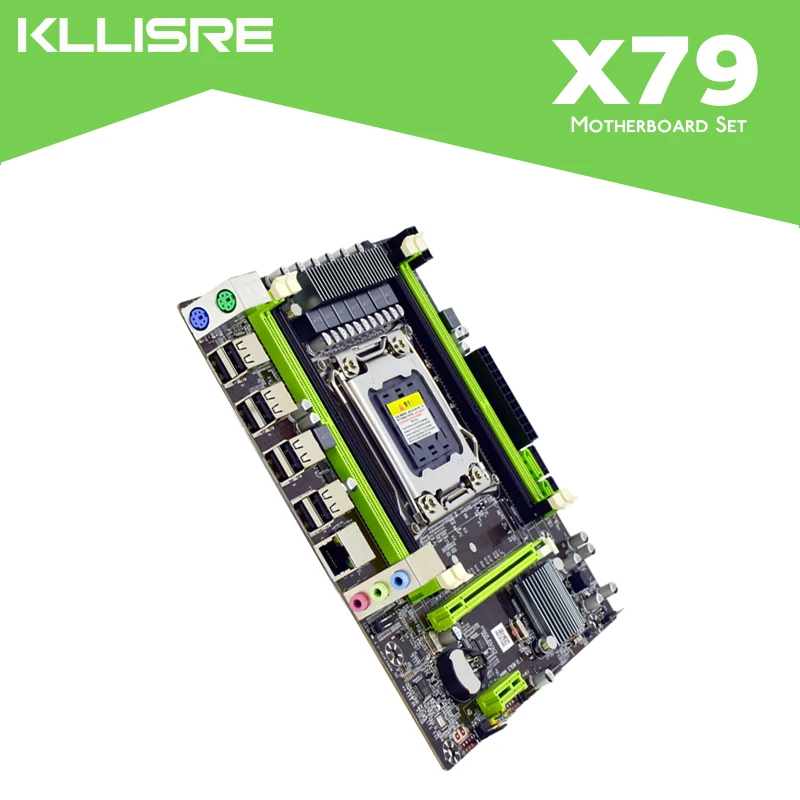 Kllisre X79 X79G материнская плата LGA 2011 USB2.0 SATA3 поддержка памяти REG ECC и процессор Xeon E5