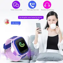 Новорожденный ребенок безопасность игрушка умные часы телефон LBS позиционирование SOS анти-потеря водонепроницаемые часы Встроенный микрофон Рождественский подарок