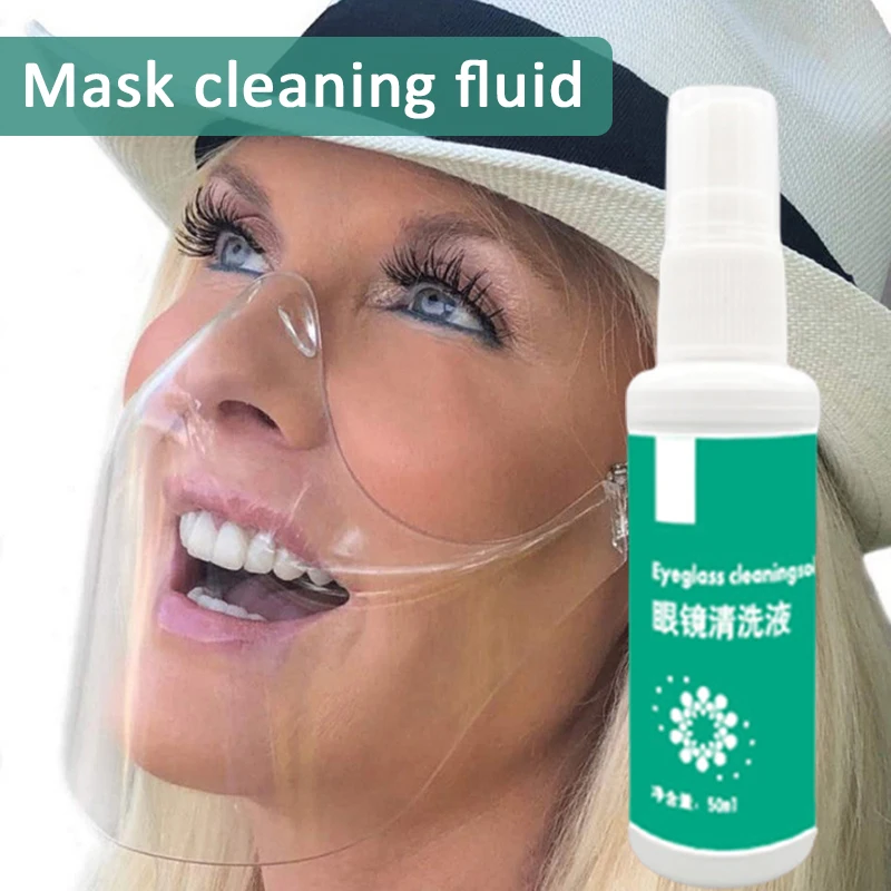 

New Anti-fog Glasses Cleaner Glasses Cleaning Solution For Full Face Transparent Mask Face Screen And Screen
