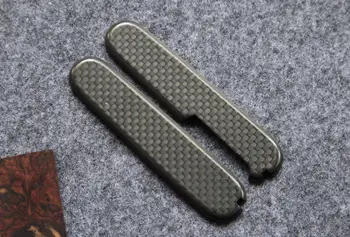 

Custom Made 3K Full Carbon Fiber Saber Knife Handle Scale 91mm for Victorinox Swiss Army Knife Replacement Scales