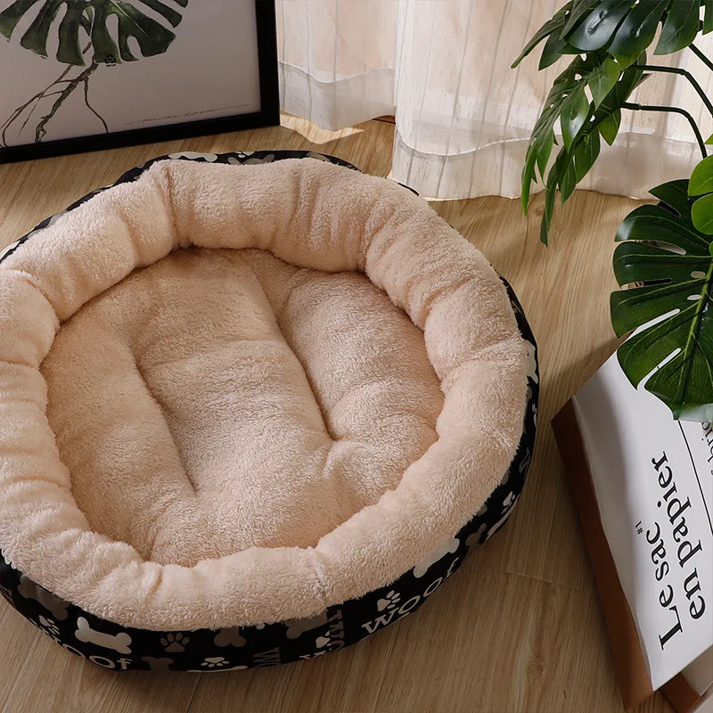 Round Pet Bed For Dogs cat house dog beds for large dogs Pets Products For Puppies dog