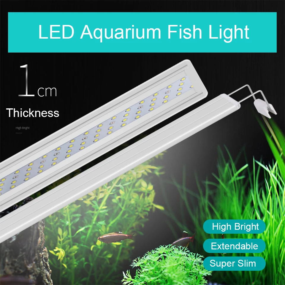 8W 11W 13W LED Aquarium Lighting Clip on 5730 SMD Aquarium Fish LED Light for Fresh Water Plants Grow Aquarium Light Nano Tanks|led aquarium light|led aquariumaquarium light | АлиЭкспресс