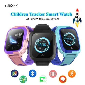 

4G Smart Waterproof Watches GPS LBS WIFI Location Remote Monitoring Video Call Fashion Children GPS Tracker Smart Clock DF56
