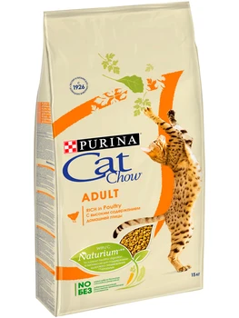 

CAT CHOW CAT CHOW ADULT RICH IN POULTRY for adult cats with a bird
